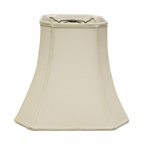 Estallar 16 in. Inherent Slanted Square Bell Linen Lampshade, Natural ES3100981